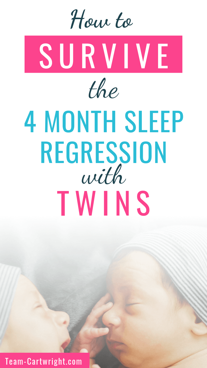 How To Survive the 4 Month Sleep Regression with Twins