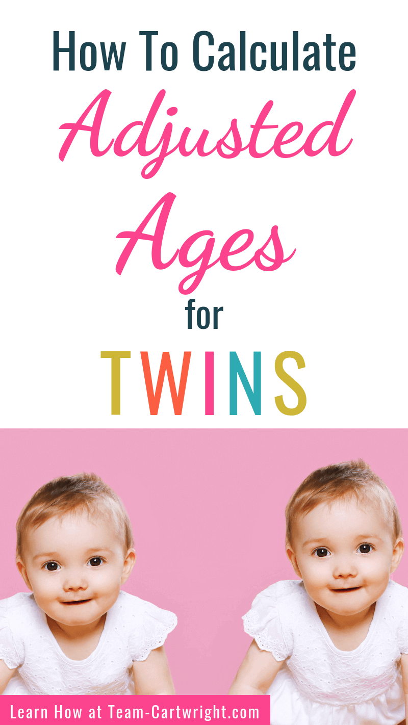 How To Calculate Adjusted Ages for Twins