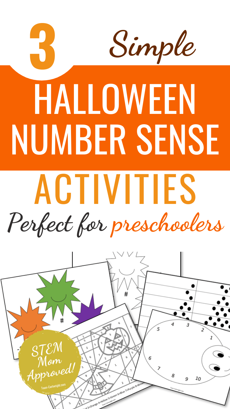 3 Simple Halloween Number Sense Activities