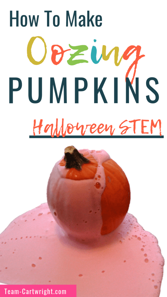 oozing pumpkins Halloween STEM