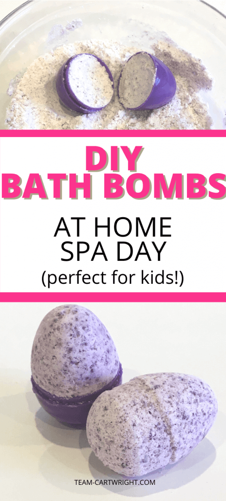 DIY Bath Bombs for at home spa day (perfect for kids!)