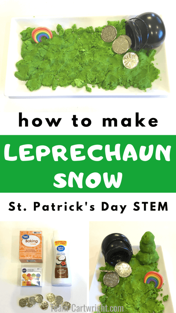 Leprechaun Snow St. Patrick's Day STEM