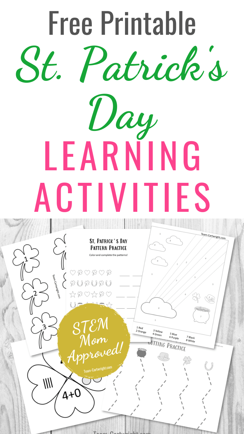 Free Printable St. Patrick's Day Learning Activities