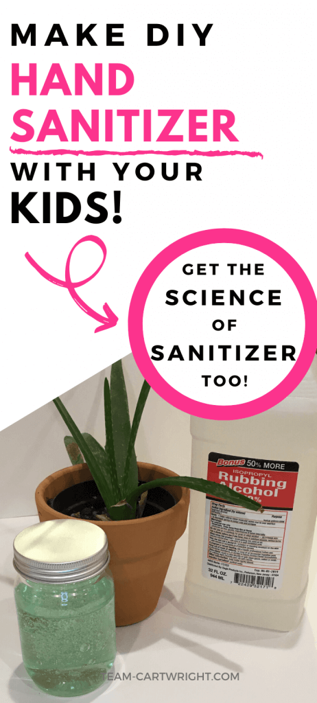 Make DIY Hand Sanitizer with your Kids! (And get the science being sanitizer!)