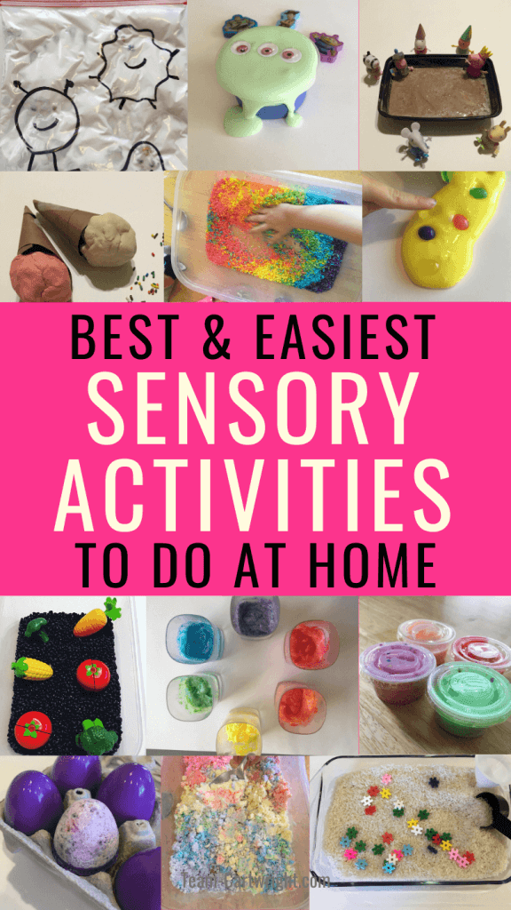 Best and Easiest Sensory Activities to Do At Home