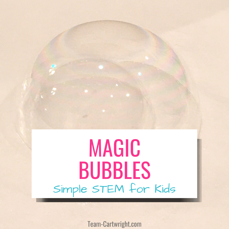 How To Make DIY Magic Unpoppable Bubbles - Team Cartwright