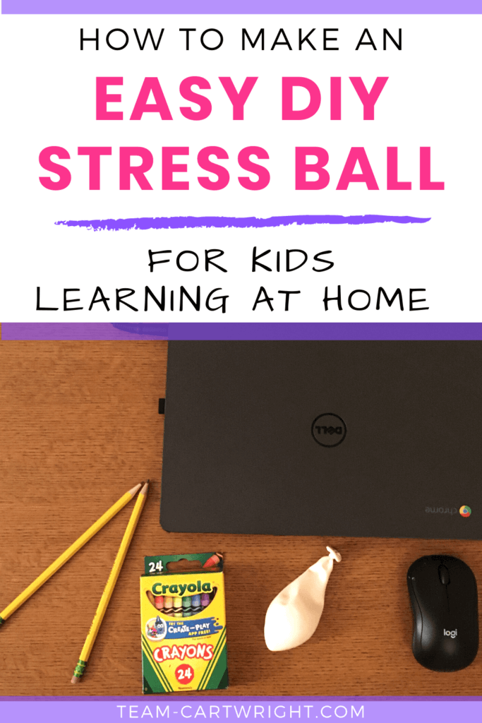 how to make easy diy stress balls for kids learning at home