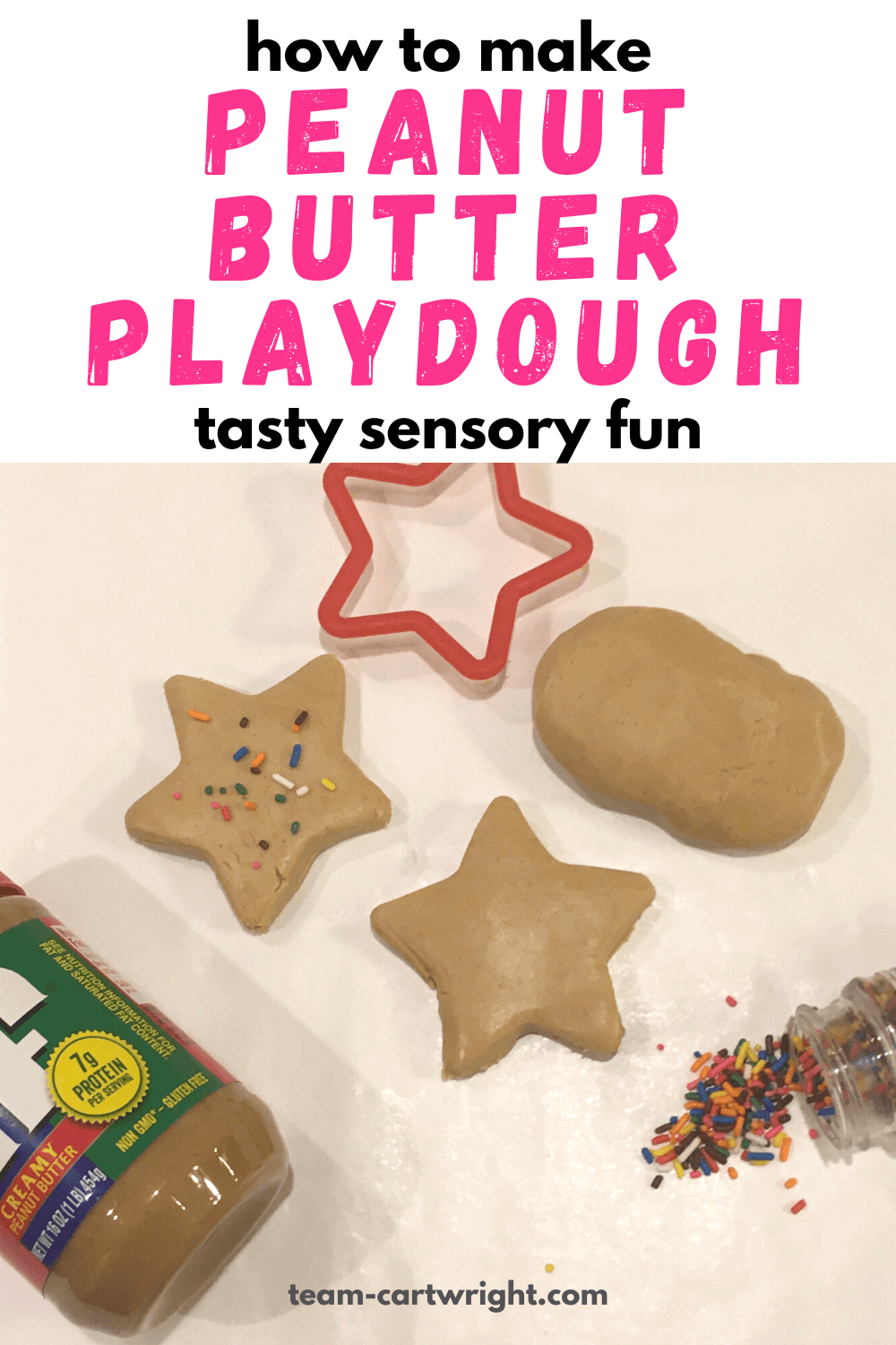 Peanut Butter Playdough 2 Ingredient Edible Playdough Team Cartwright