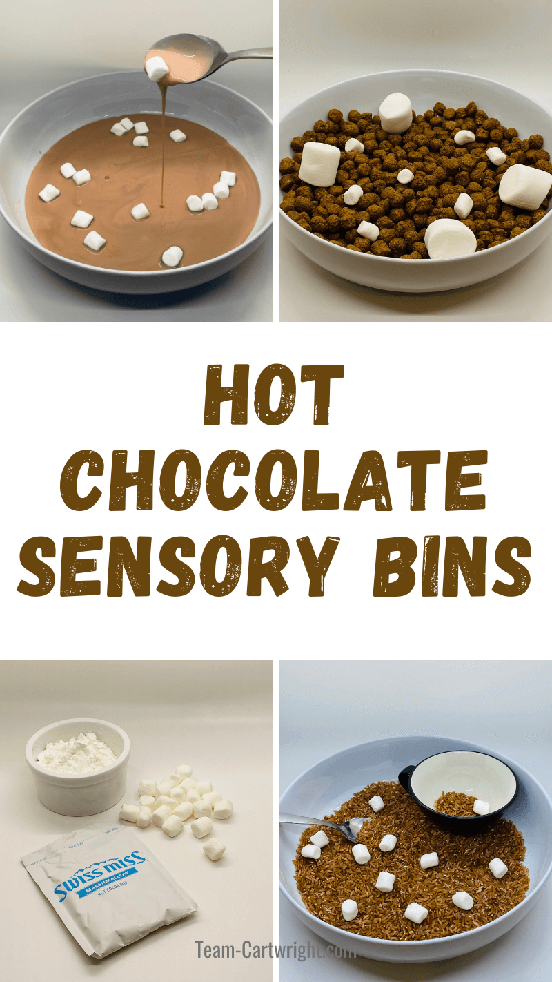 Hot Chocolate Winter Sensory Bin for Preschoolers – The Salty Mamas