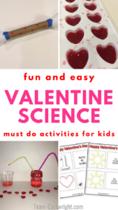fun and easy Valentine science must do activities for kids