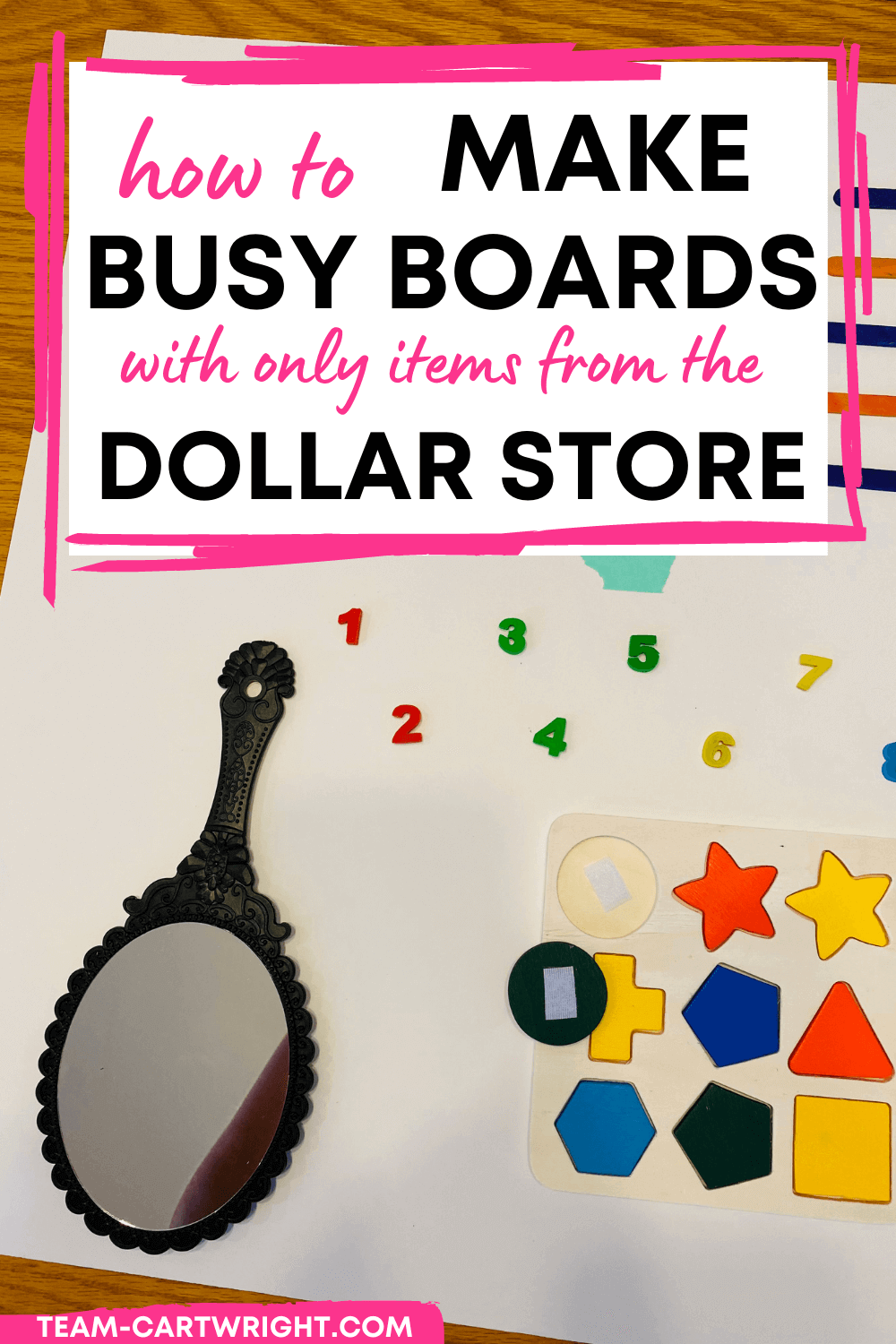 How to Make a DIY Busy Board for a Busy Toddler